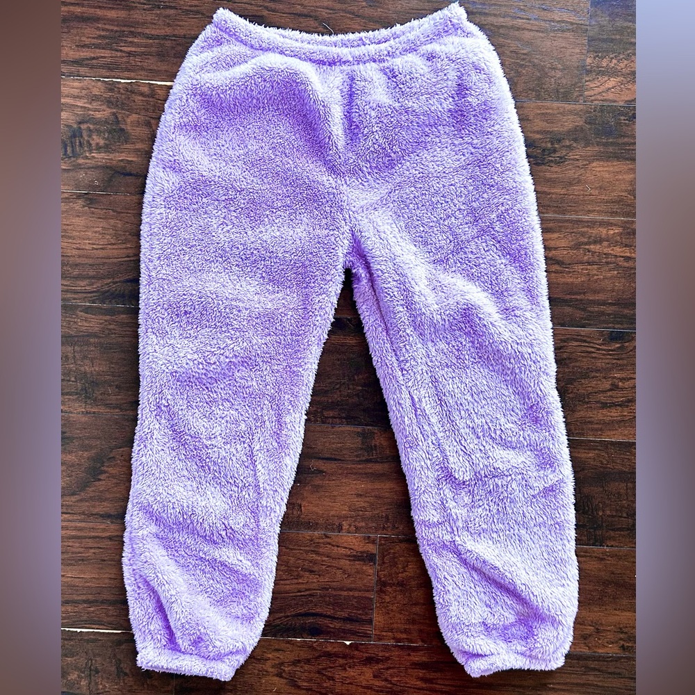 Cozy Lavender Fleece PJ Bottoms